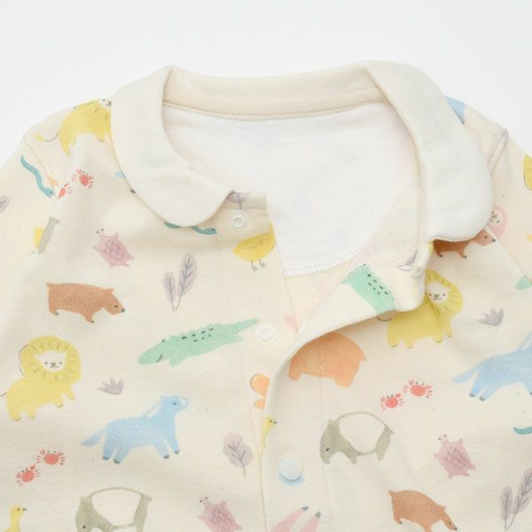 オーガニックコットン ベビーアニマルプリント2WAYドレス