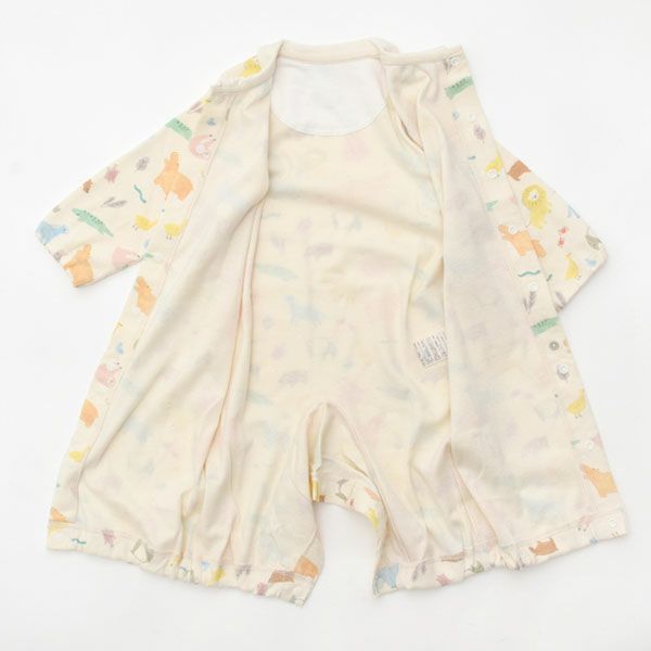 オーガニックコットン ベビーアニマルプリント2WAYドレス