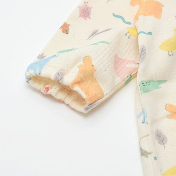 オーガニックコットン ベビーアニマルプリント2WAYドレス