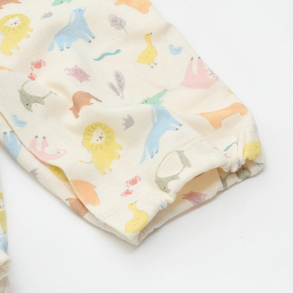 オーガニックコットン ベビーアニマルプリント2WAYドレス