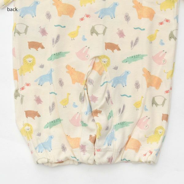 オーガニックコットン ベビーアニマルプリント2WAYドレス