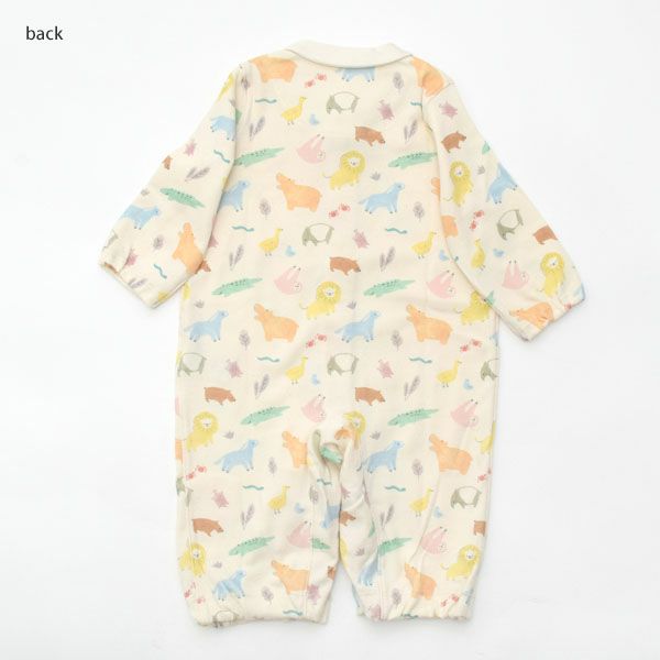 オーガニックコットン ベビーアニマルプリント2WAYドレス