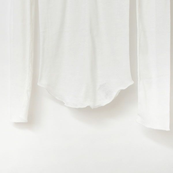 オーガニックコットン フロストテレコ長袖プルオーバー