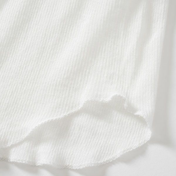 オーガニックコットン フロストテレコ長袖プルオーバー