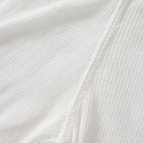 オーガニックコットン フロストテレコ長袖プルオーバー