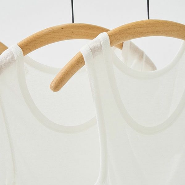 オーガニックコットン フロストテレコ長袖プルオーバー