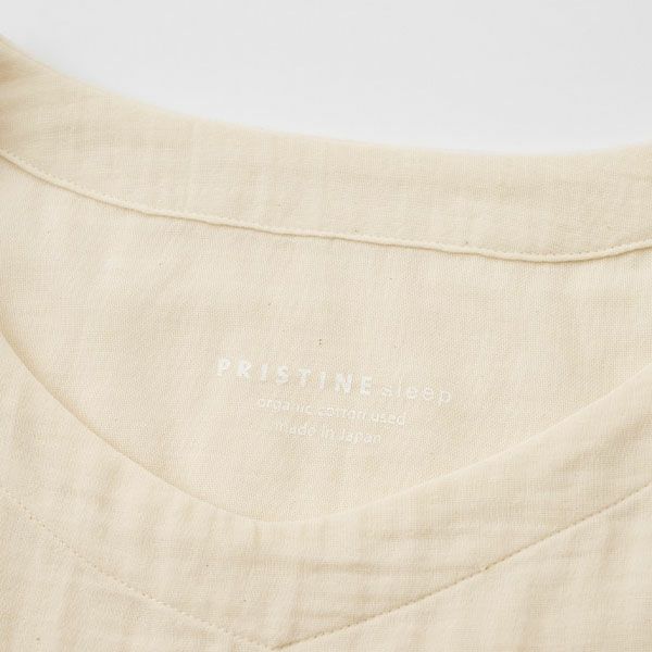 オーガニックコットン 追撚ダブルガーゼパジャマ