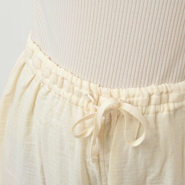 オーガニックコットン 追撚ダブルガーゼパジャマ