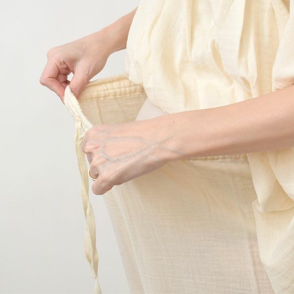 オーガニックコットン 追撚ダブルガーゼパジャマ