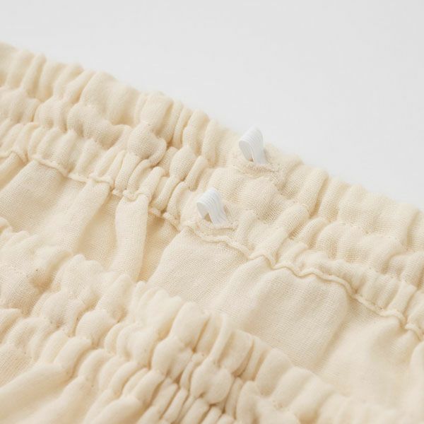 オーガニックコットン 追撚ダブルガーゼパジャマ