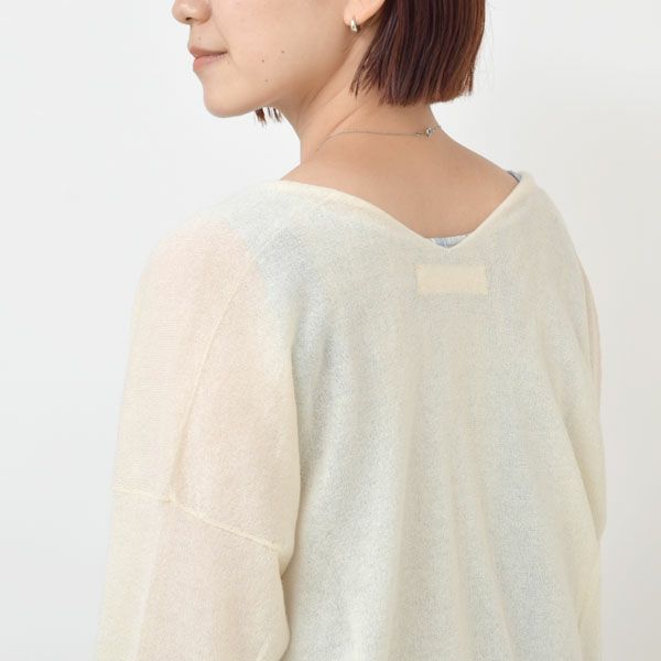 オーガニックコットン ペーパーコットン ロングカーディガン