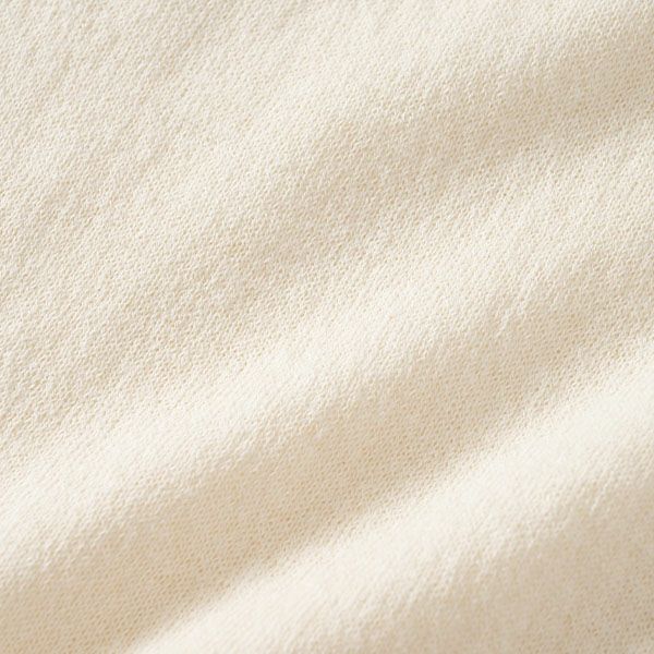 オーガニックコットン ペーパーコットン Vネックカーディガン