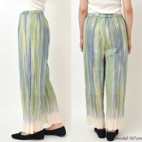 オーガニックコットン waterfallパンツ