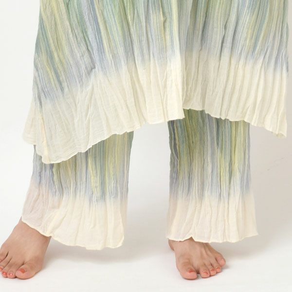 オーガニックコットン waterfallパンツ