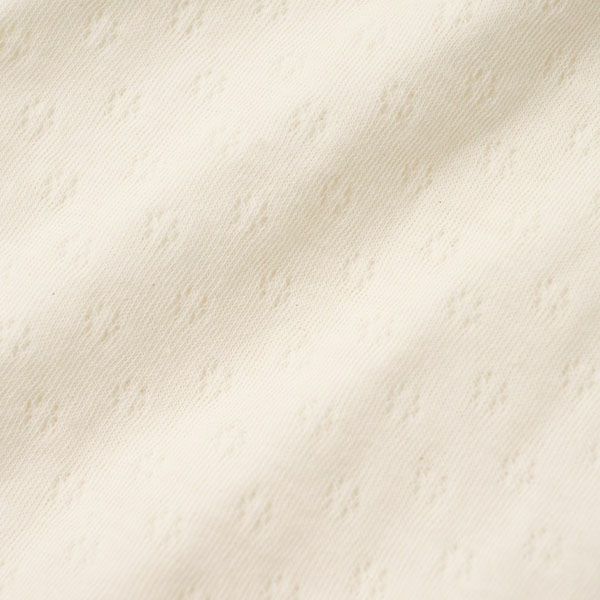 オーガニックコットン ベビーエアニット長袖パジャマ