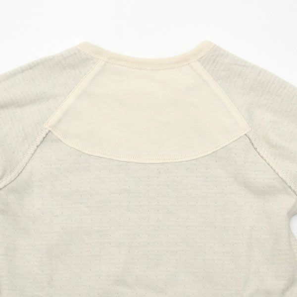 オーガニックコットン&ヤク ベビーエアニットボーダーカバーオール