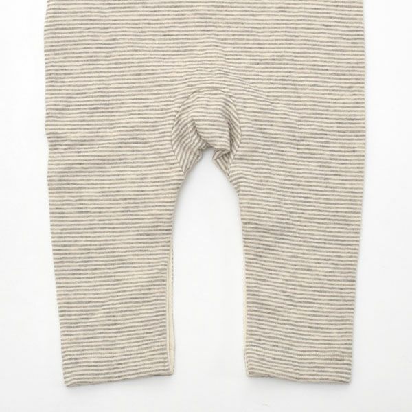 オーガニックコットン&ヤク ベビーエアニットボーダーカバーオール