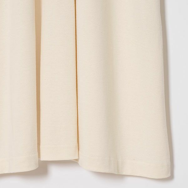 オーガニックコットン ペーパーコットン天竺フロントタックワンピース