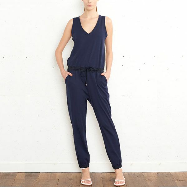 オーガニックコットン 布帛コンビオールインワン