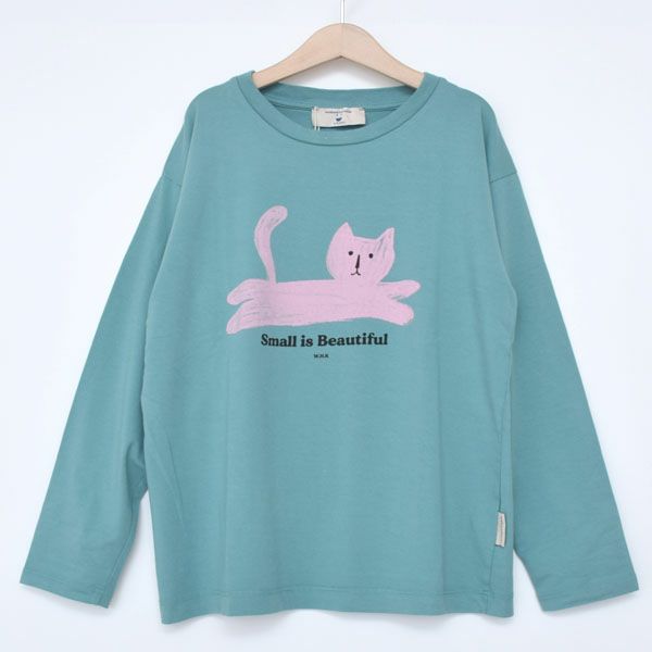 オーガニックコットン キッズＴシャツ(長袖)Cat
