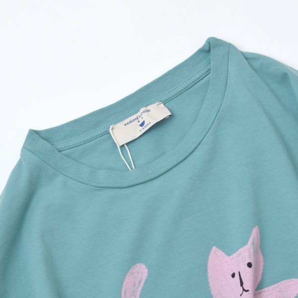 オーガニックコットン キッズＴシャツ(長袖)Cat