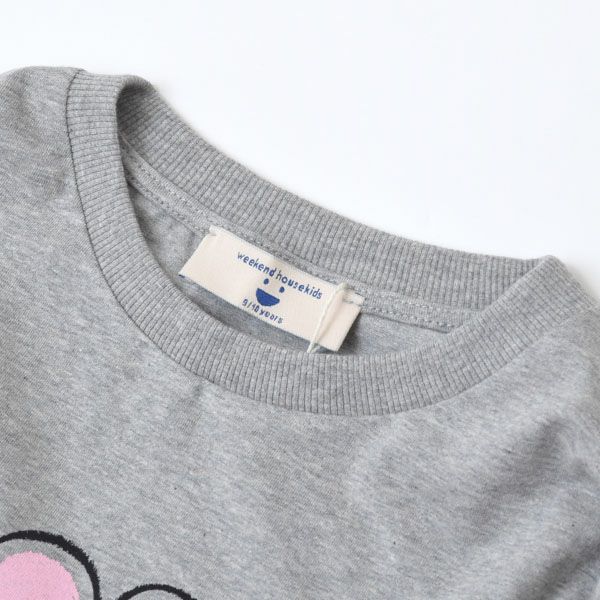 オーガニックコットン キッズＴシャツ(長袖)Mouse