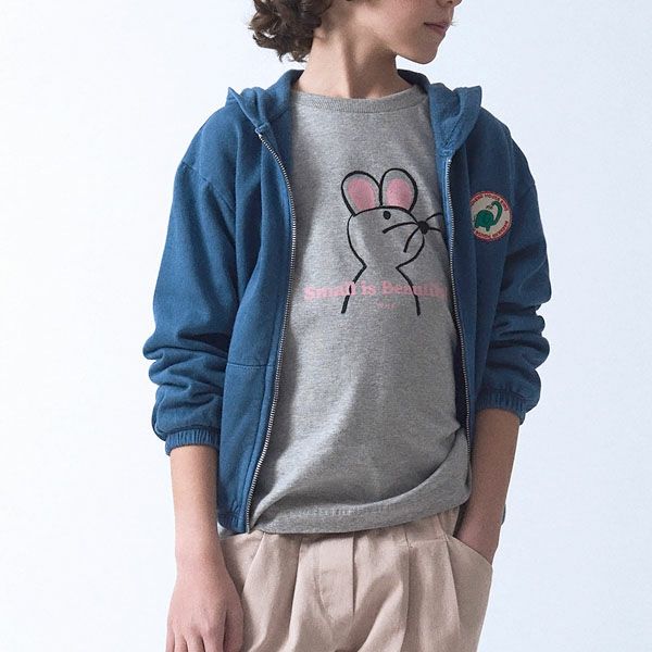 オーガニックコットン キッズＴシャツ(長袖)Mouse