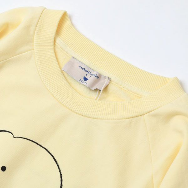 オーガニックコットン キッズスウェットラグランシャツDog