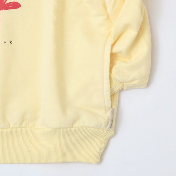 オーガニックコットン キッズスウェットラグランシャツDog