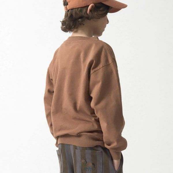 オーガニックコットン キッズスウェットシャツWorm