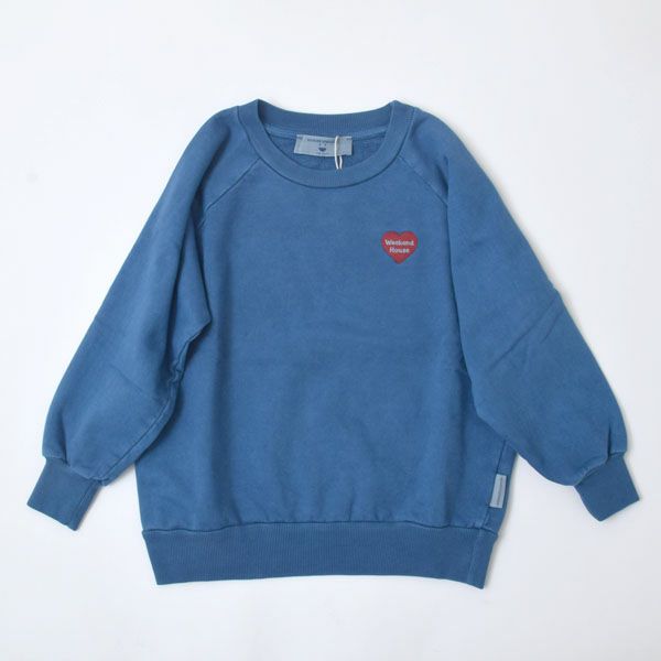 オーガニックコットン キッズスウェットシャツWHK