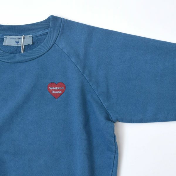 オーガニックコットン キッズスウェットシャツWHK