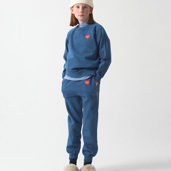 オーガニックコットン キッズスウェットシャツWHK