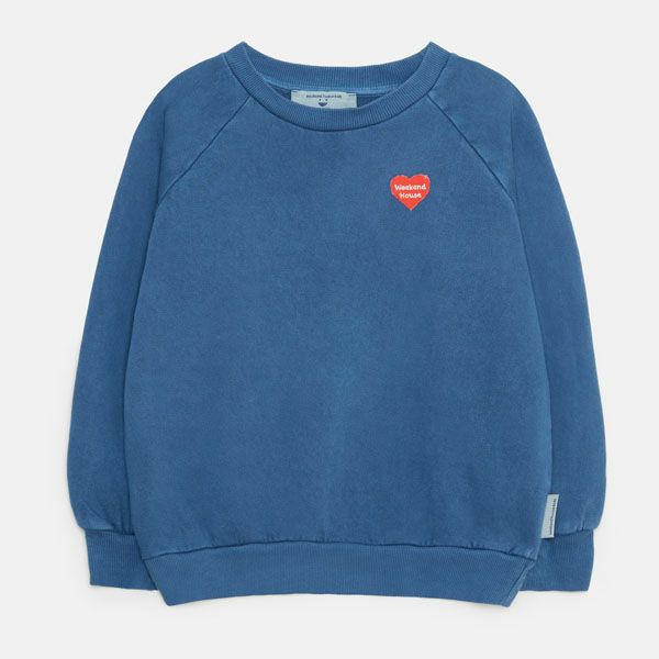 オーガニックコットン キッズスウェットシャツWHK