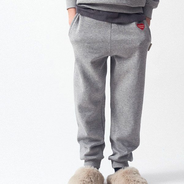 オーガニックコットン キッズスウェットパンツWHK(ゆったり)