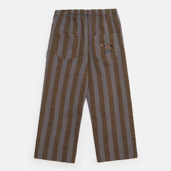 オーガニックコットン キッズスウェットパンツHorseStripped