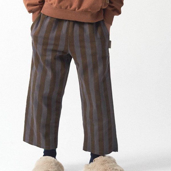 オーガニックコットン キッズスウェットパンツHorseStripped