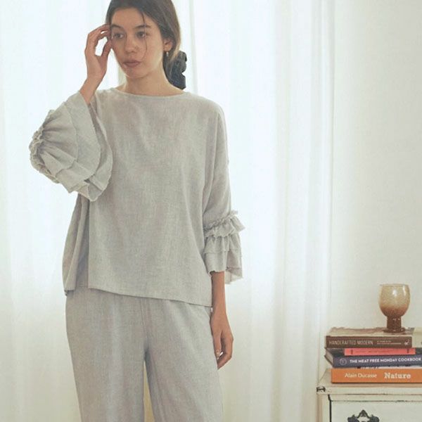 オーガニックコットン ローズマリートップス