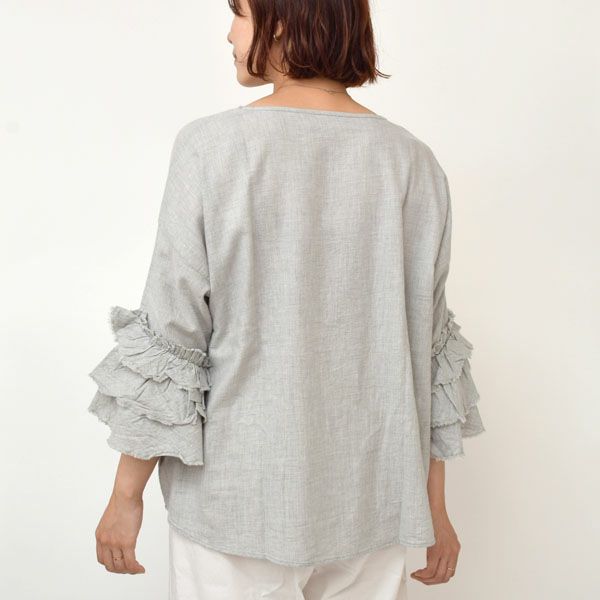 オーガニックコットン ローズマリートップス