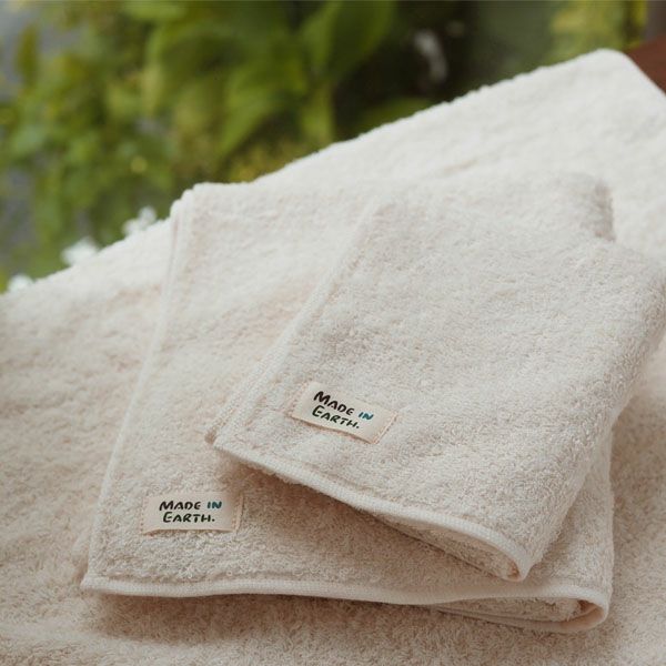 オーガニックコットン 純タオルベイシックフェイスタオル