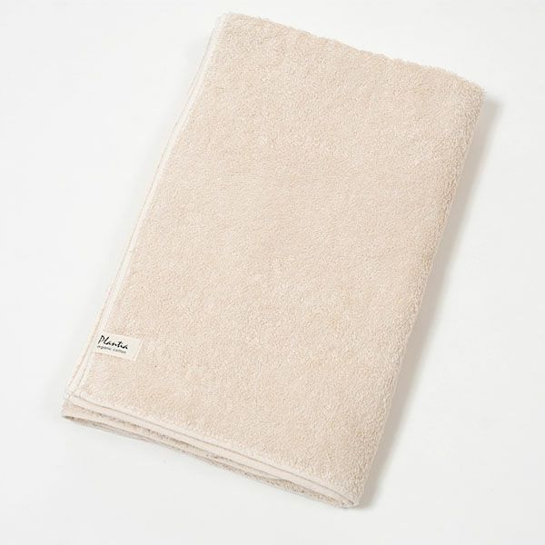 オーガニックコットンコレット2 フェイスタオル きなり 33×78