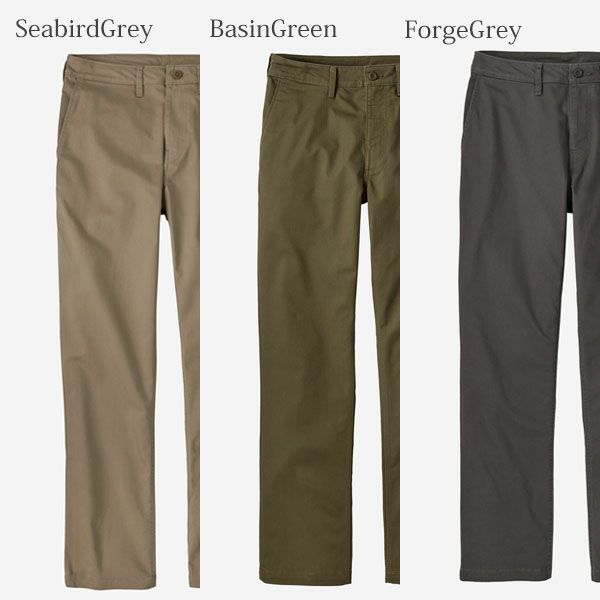 オーガニックコットン メンズ・ツイル・トラベラー・チノ・パンツ