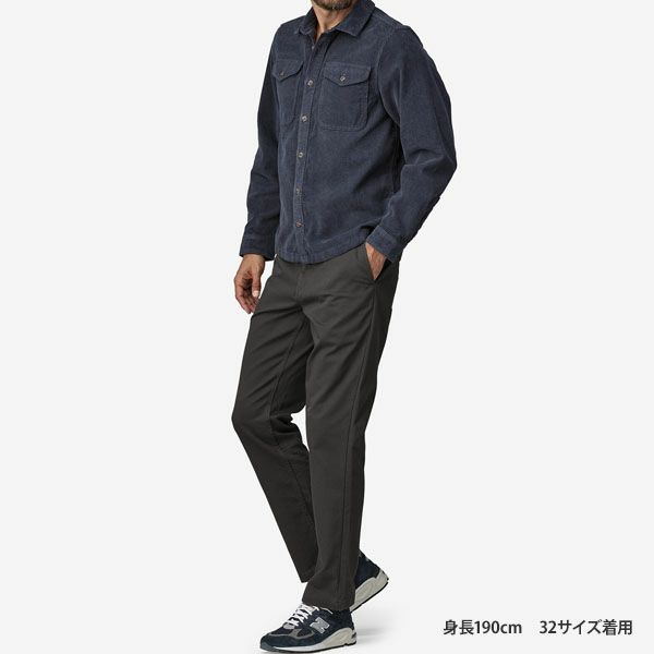 オーガニックコットン メンズ・ツイル・トラベラー・チノ・パンツ