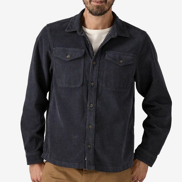 オーガニックコットン メンズ・コーデュロイ・シャツ