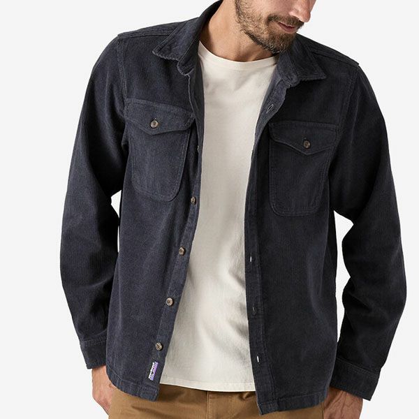 オーガニックコットン メンズ・コーデュロイ・シャツ