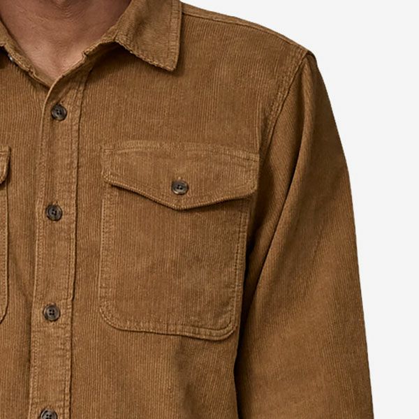 オーガニックコットン メンズ・コーデュロイ・シャツ