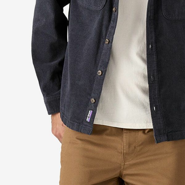 オーガニックコットン メンズ・コーデュロイ・シャツ