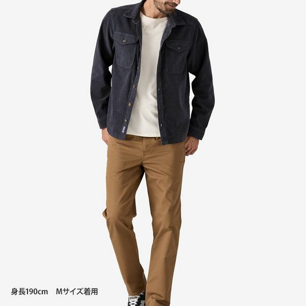 オーガニックコットン メンズ・コーデュロイ・シャツ