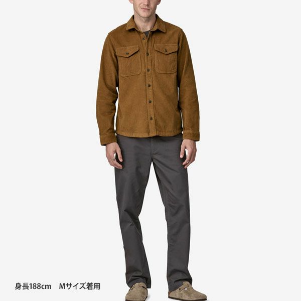 オーガニックコットン メンズ・コーデュロイ・シャツ