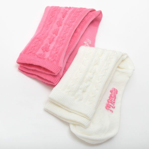 オーガニックコットン キッズソックスTextured 2足組